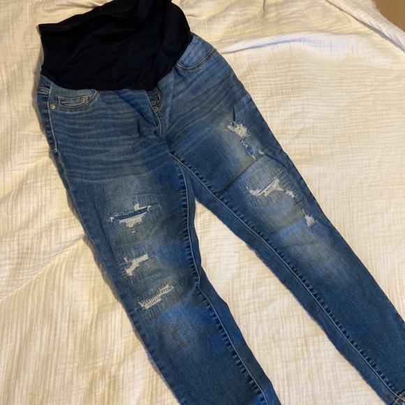 LIZ LANGE Maternity Ankles- Skinny Jeans xs - Picture 2 of 2
